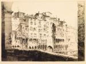 From The Ponte Vecchio, Florence by John Taylor Arms