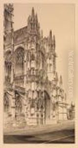 Old Corner, Rouen by John Taylor Arms