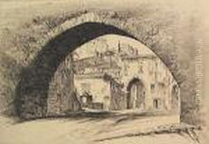 Arch Of The Conca, Perugia by John Taylor Arms