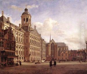 The New Town Hall in Amsterdam, after 1652 by Jan Van Der Heyden