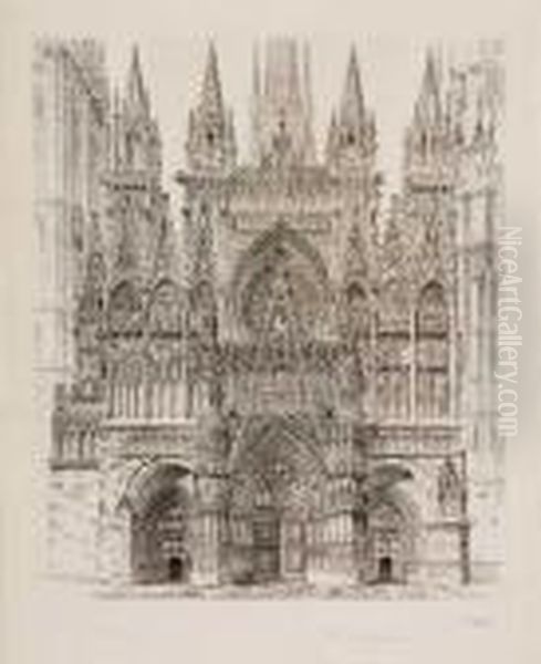 Lace In Stone, Rouen Cathedral - view 1