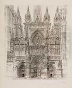 Lace In Stone, Rouen Cathedral by John Taylor Arms