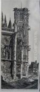 Cathedral Of Saint Cyr And Sainte Julitta, Nevers by John Taylor Arms