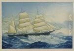 Bark "metis" Making Harbor. by John Taylor Arms