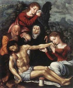 The Lamentation of Christ by Jan Sanders Van Hemessen