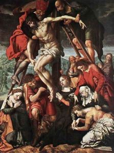 The Descent from the Cross by Jan Sanders Van Hemessen