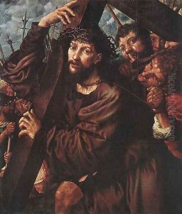 Christ Carrying the Cross 1553 by Jan Sanders Van Hemessen