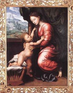 Virgin and Child by Jan Sanders Van Hemessen