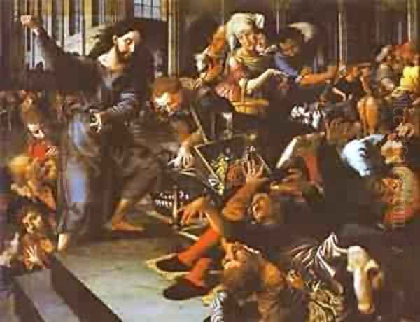 Christ Driving Merchants From The Temple 1556 - view 1