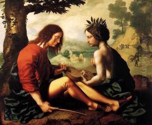 Allegorical Scene by Jan Sanders Van Hemessen
