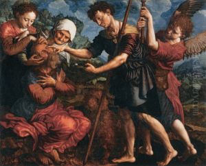 Tobias Restores his Father's Sight