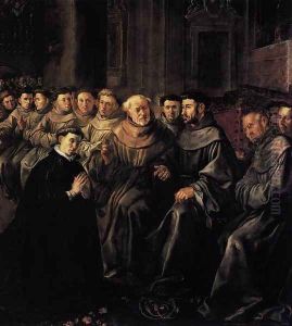 St Bonaventure Enters the Franciscan Order 1628 by Francisco De, The Elder Herrera