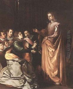 St Catherine Appearing to the Prisoners 1629 by Francisco De, The Elder Herrera