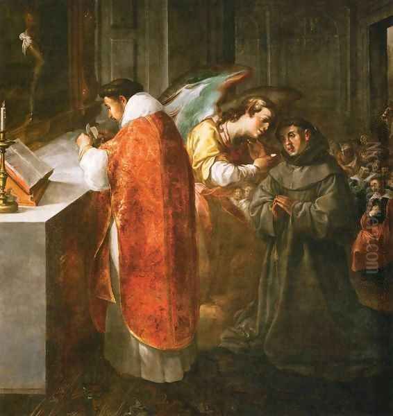 St Bonaventura Receiving the Host from the Hands of an Angel - view 1