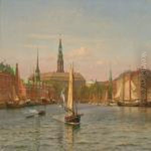 View From Copenhagen Harbour by Vilhelm Karl Ferd. Arnesen
