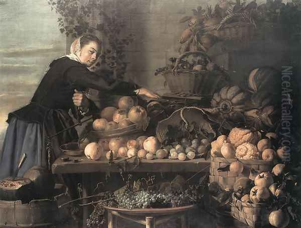Fruit and Vegetable Seller 1630 - view 1