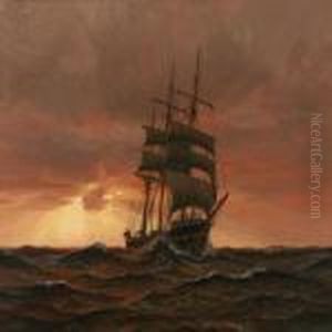 Evening At Sea, Astorm Is Coming On
