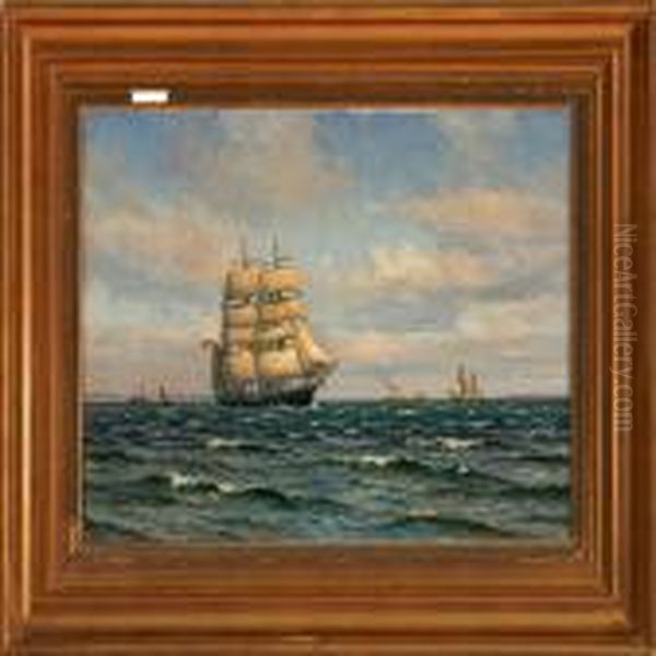 Marine With Several Ships In The Great Sound - view 1
