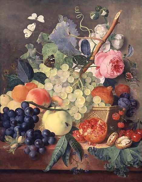 A Basket of Fruit - view 1