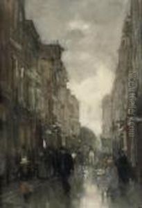 Strolling In The Spuistraat, The Hague by Floris Arntzenius