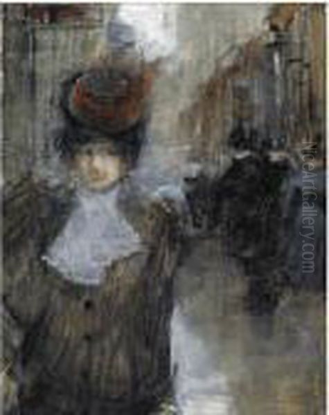 A Lady In The Spuistraat, The Hague - view 1