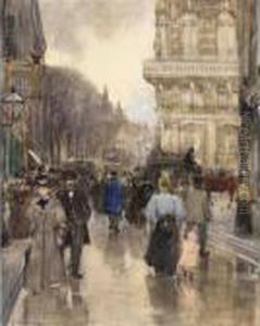 Spuistraat And Lange Poten In The Hague by Floris Arntzenius