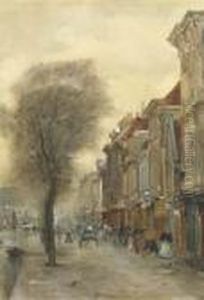 Figures On The Brouwersgracht, The Hague