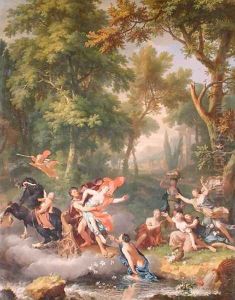 The Rape of Proserpine by Jan Van Huysum