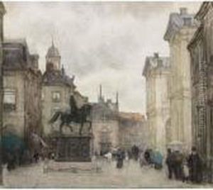 Figures On The Noordeinde, The Hague
