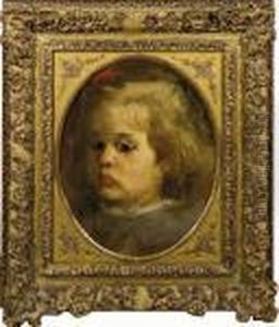 A Portrait Of The Daughter Of The Artist by Floris Arntzenius