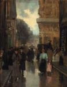 De Spuistraat Met Gezicht Naar Het Plein, The Hague by Floris Arntzenius