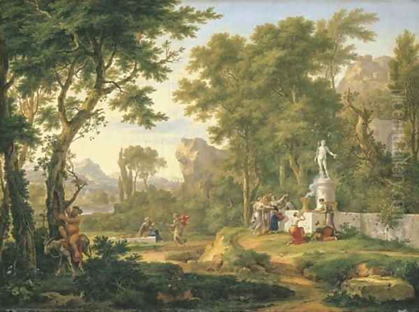 A classical landscape with the Worship of Bacchus 2 - view 1