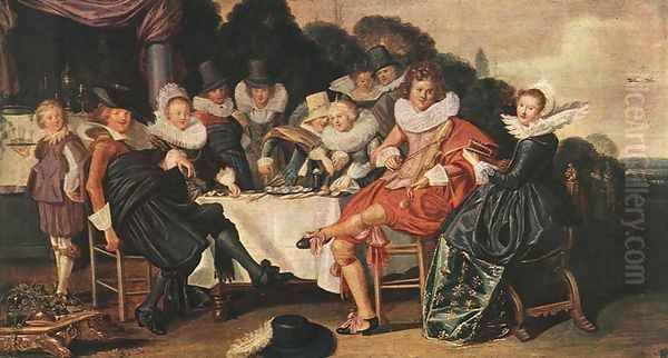 Amusing Party In The Open Air 1621 - view 1