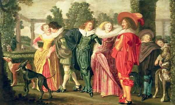 A Promenade in the Garden 1623 - view 1
