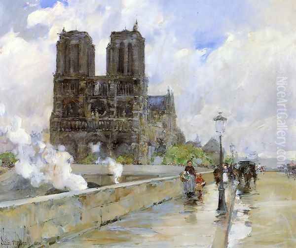 Notre Dame Cathedral, Paris, 1888 - view 1