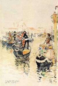 A Venetian Regatta by Childe Hassam