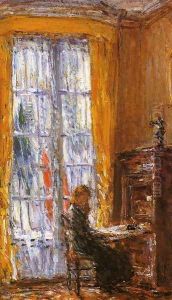 At the Writing Desk by Childe Hassam