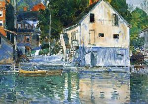 Casa Eby, Cos Cob by Childe Hassam