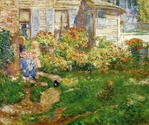 A Fisherman's Cottage by Childe Hassam