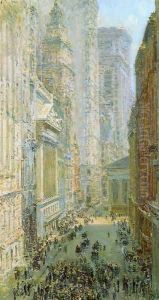 Lower Manhattan by Childe Hassam