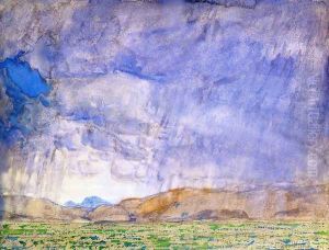 Thunderstorm on the Oregon Trail by Childe Hassam