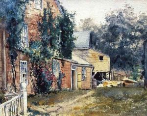 Old House, Nantucket by Childe Hassam