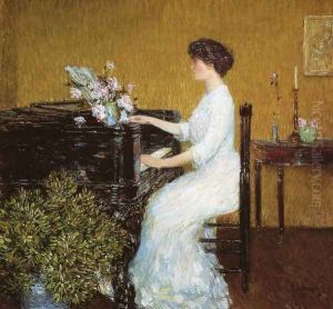 At the Piano by Childe Hassam