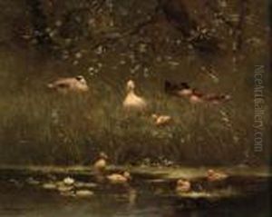 The First Swim by David Adolf Constant Artz