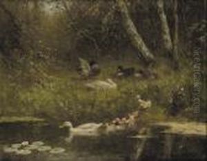The First Swim by David Adolf Constant Artz