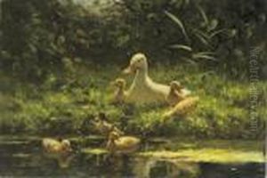 The First Swim by David Adolf Constant Artz