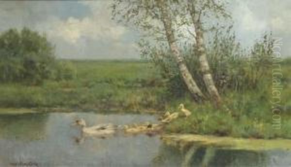Taking The Brood To Water - view 1