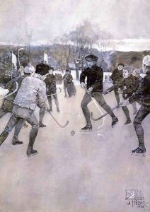 Skating by Childe Hassam