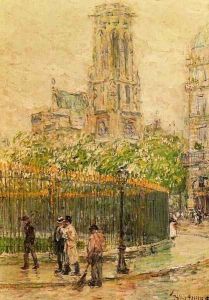St. Germain l'Auxerrois by Childe Hassam