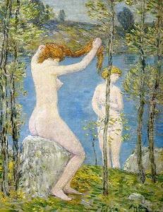 Untitled (Study for 'Bathers') by Childe Hassam